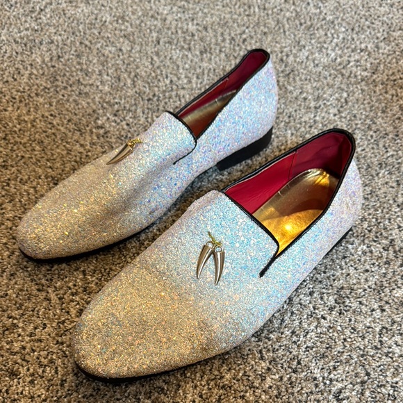 Men's Glitter Loafers - Picture 1 of 2
